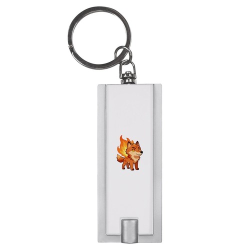 Fire wolf led keyring - wolf', torch