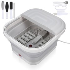 Foot Spa Bath Massager with Heat & Bubbles Massage Pedicure Tub Foot Soaker Gift
