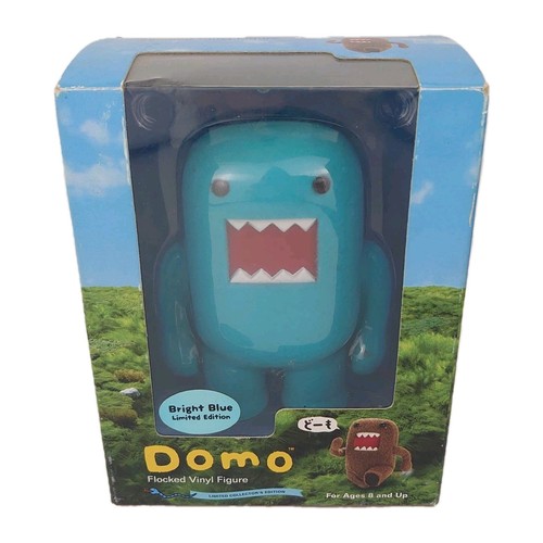 Domo flocked vinyl figure - flocked,
