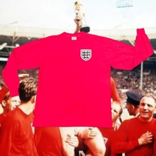 England Score Draw Official Retro 1966 World Cup Final Away Retro Shirt Size XL