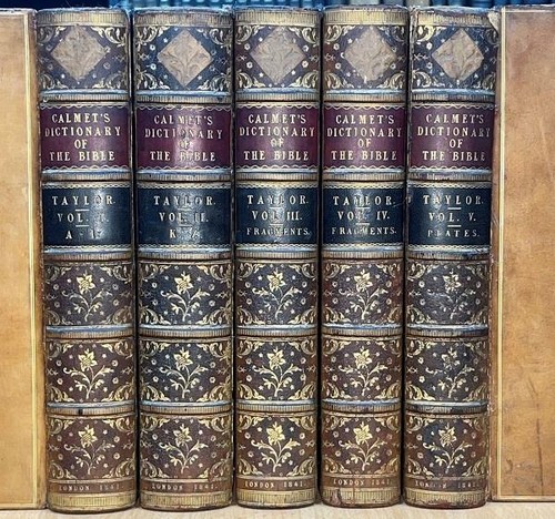 1811 five vols - five, 'calmet's