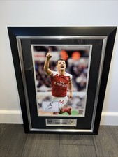 Granit Xhaka Arsenal Signed Photograph Frame with COA Football Memorabilia