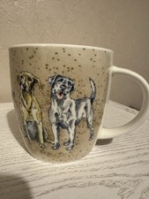 QUEENS BY CHURCHILL FINE CHINA MUG COMPANIONS - LABS LABRADOR DOGS - LOVELY!