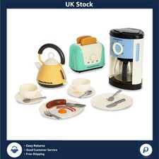 Interactive Morphy Richards Kitchen Toy Set - Toaster, Coffee Maker & Play Food