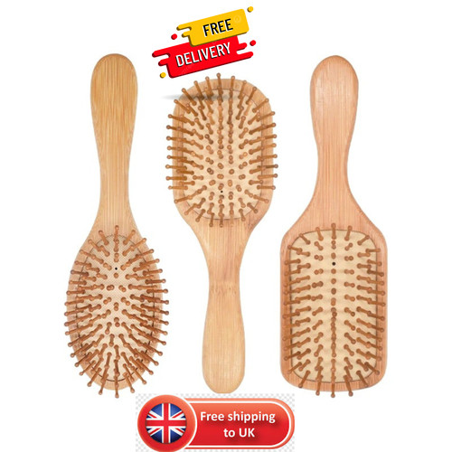 Bamboo wooden paddle hair - paddle,