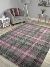Modern Soft Tartan Rugs