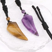 Wolf Tooth Pendant Necklace