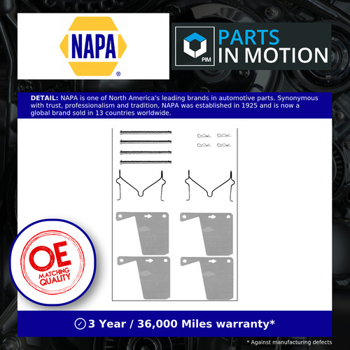 Brake pad fitting - pad, kit