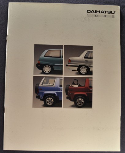 1992 daihatsu catalog sales - daihatsu,