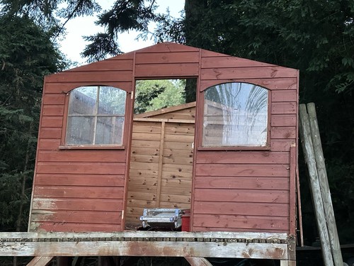 Wooden garden playhouse - playhouse, /