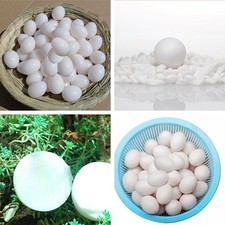 5-20 x Plastic Eggs Dummy Fake Eggs For Racing Homing Pigeons Hatch Pigeo Solid