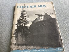 ORIGINAL 1943 WORLD WAR 2 FLEET AIR ARM BOOKLET HMS ARK ROYAL VICTORIOUS ET NAVY