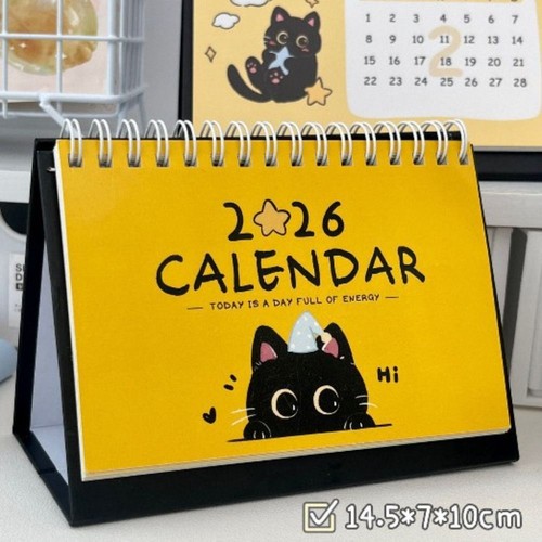 Portable 2026 desk calendar - portable,