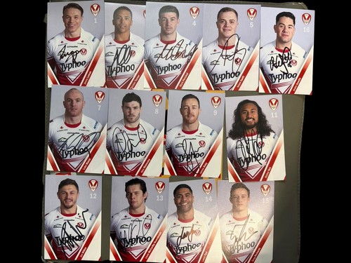 Hand signed st helens - 13,