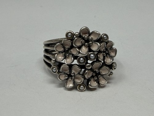 Pandora sterling silver - sterling, enamel