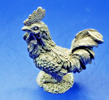Royal Selangor Pewter Chicken Cockerel Figurine 1994  no 54-7421 5cms x 4cms