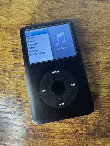 Ipod classic 80gb black 6th - black,