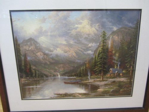 Thomas kinkade mountain - thomas,