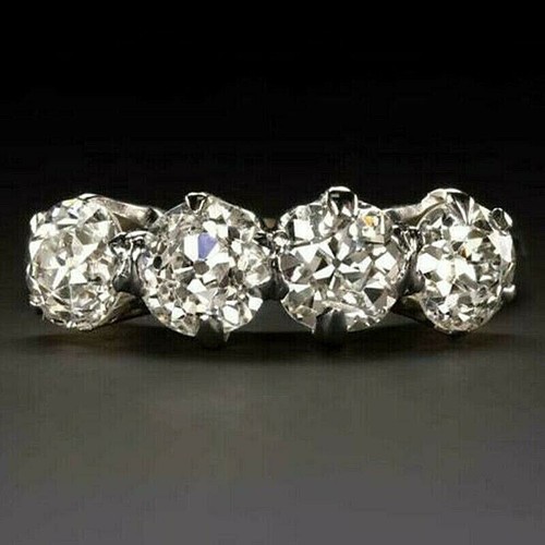 Round cut diamond four - cut,