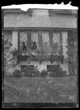 Detail of leaded glass windows