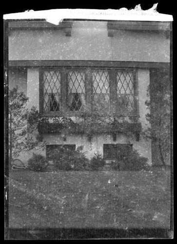 Detail leaded glass windows - of,