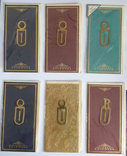 Solid BRASS Gold Metal BOOKMARK O Q R  Initials Letter Alphabet Names Surname