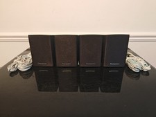 Panasonic Surround Sound Speakers X 4 Sb-hs470 + Cables