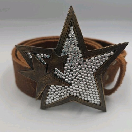 Vtg river island brown leather - island,