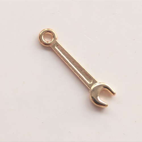 Vintage gold tone wrench tools - tone,