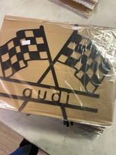  Sign metal check Flags lower