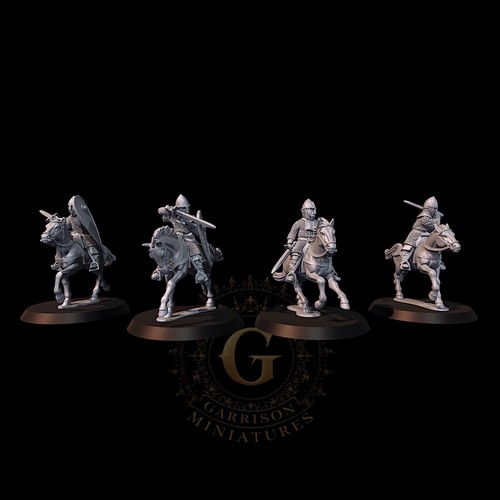 Norman knights mounted - knights,,
