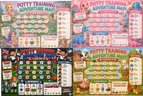 Potty training adventure chart - training,