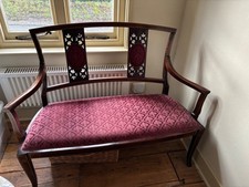 Edwardian Inlaid Mahagony Two