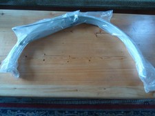 Vintage Raleigh Type White Steel Mudguard Set with all Fittings Caprice etc NOS