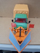  Corgi Major Toys 1150, Unimog 406 With Snow Plough-Nice Example!     p20