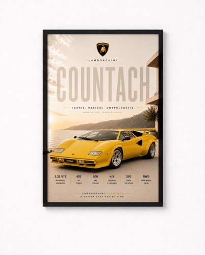 Supercar wall art poster - supercar,