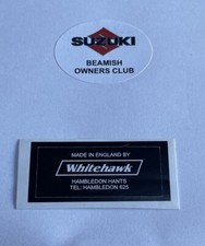 Whitehawk Frame Decal. Beamish