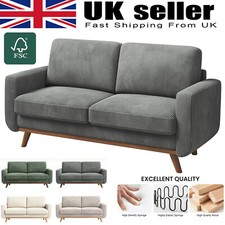 3 Seater Corduroy Sofa Modern