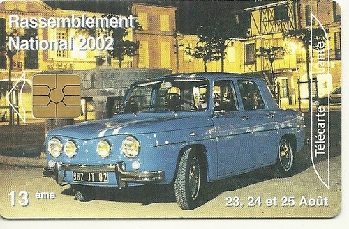 Rare phone card renault 8 - /,