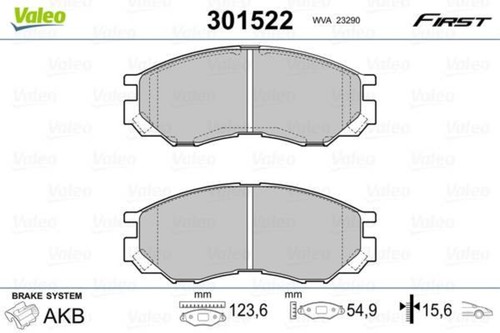 Valeo disc brake pad - , set