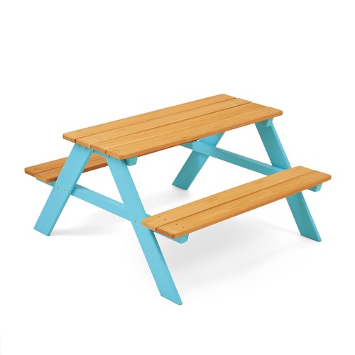 Wooden outdoor picnic - wooden, table