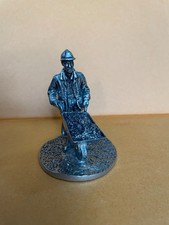 English Miniatures Labourer Fine Art Sculpture Tradesman Pewter Vintage