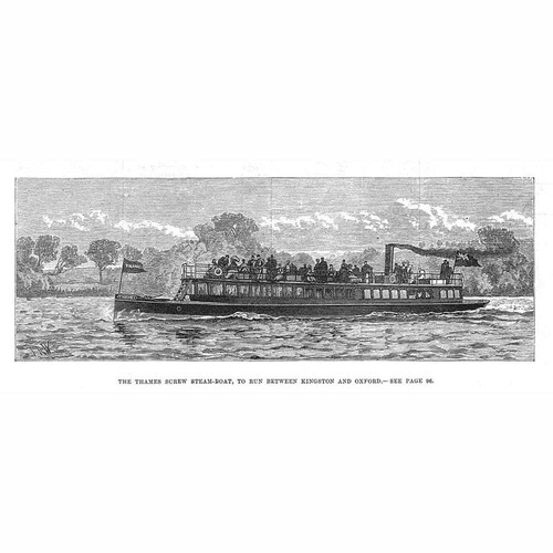 Thames steam boat running - thames,