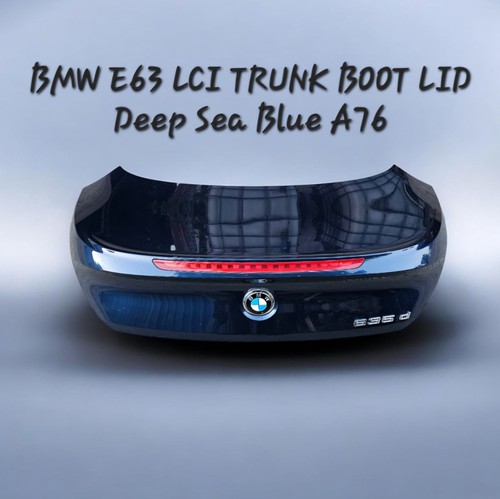 Bmw series e63 lci trunk - series,