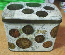 Vintage Cream Twinning Tea Tin