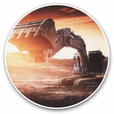 2 x Vinyl Stickers 15cm -