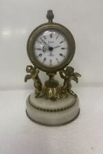 Vintage Swiza 8 Day Clock With Alarm