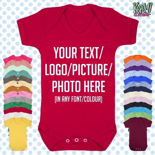 Custom personalised baby grow - baby,