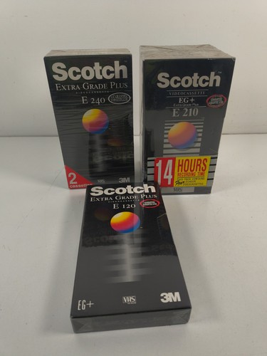 Scotch blank vhs - scotch,