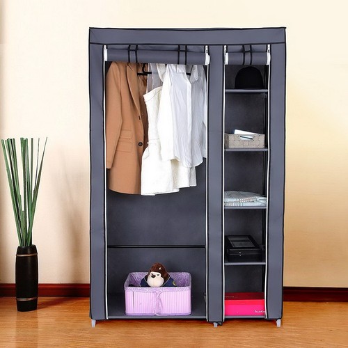 Portable gray clothes - 67",